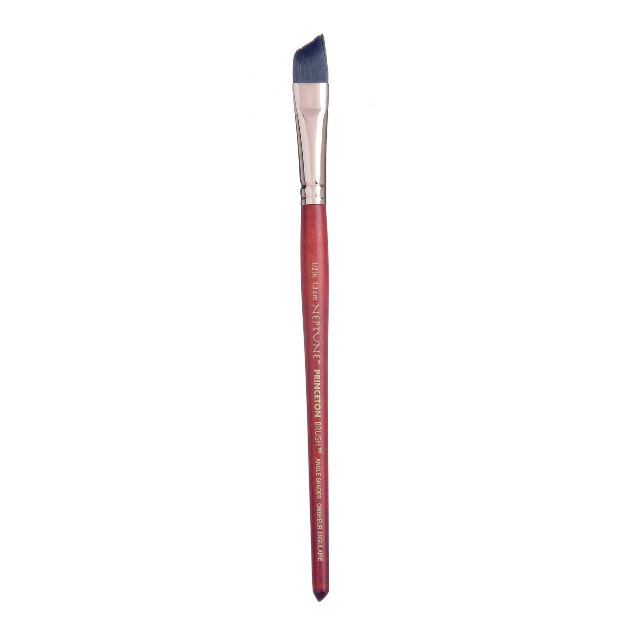 Princeton™ Neptune™ Synthetic Squirrel Angle Shader Watercolor Brush, Size 1/2